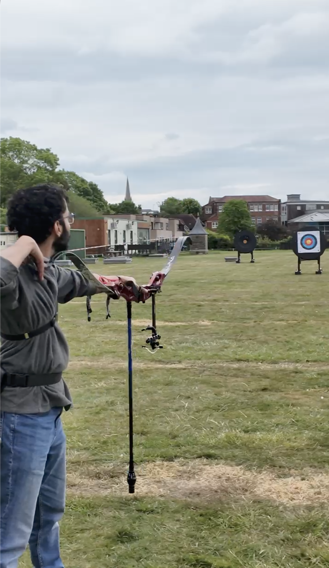 Outdoor practice at longer distance